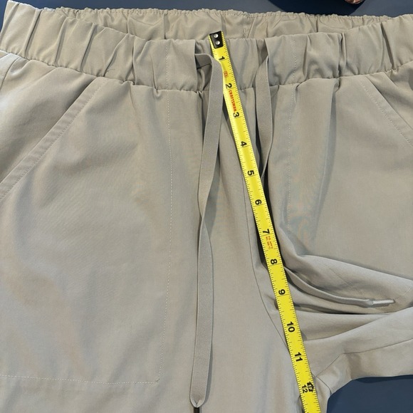 Under Armour Pants Women's Large Loose Light Gray Athletic Ankle Stretch Active - Picture 7 of 11